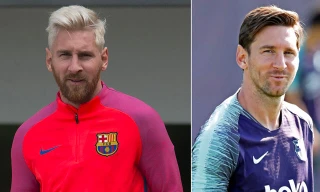 Messi quyết định cạo râu sau khi lập 2 kỷ lục tại Champions League.