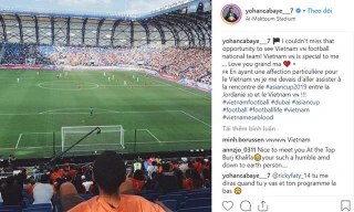 Bức ảnh do Yohan Cabaye đăng tải.