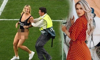 Kinsey Wolanski khẳng định mình nổi tiếng hơn sau hành động chạy vào sân trong trận chung kết Champions League.