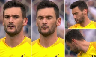 Thủ môn tuyển Pháp suýt nuốt phải côn trùng khi đấu Uruguay