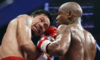'Cay mũi' Mayweather, võ sĩ Pacquiao gửi lời thách đấu
