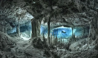 Hang động dưới nước có cảnh đẹp tuyệt trần.