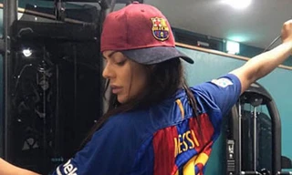 Suzy Cortez cảm thấy rất hạnh phúc khi được Messi bỏ chặn trên mạng xã hội.