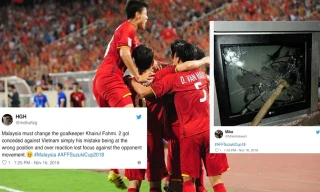 CĐV Malaysia hết sức bực tức vì đội nhà thua thảm trước Việt Nam.