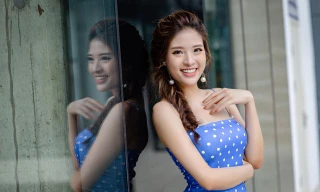 Dung nhan của người đẹp tỏ tình với thủ môn Đặng Văn Lâm