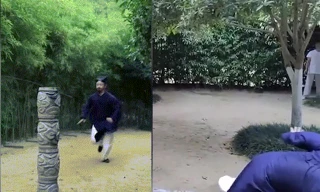 Trần Sư Hành bị ngã.