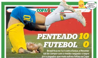 Neymar bị giới truyền thông Brazil mỉa mai.