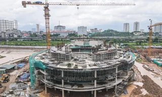 Cung thiếu nhi gần 1.400 tỷ đồng đang thành hình sau 7 tháng thi công