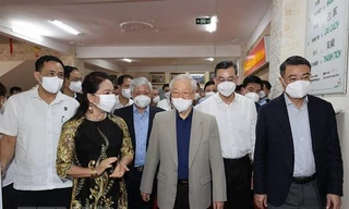 Tổng Bí thư Nguyễn Phú Trọng thăm, làm việc tại tỉnh Hòa Bình