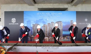 Grand Marina, Saigon cất nóc tòa tháp căn hộ hàng hiệu Marriott đầu tiên