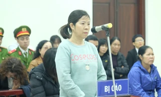 Bị cáo Nguyễn Bích Quy trong phiên tòa