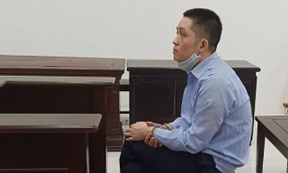 Bị cáo Nguyễn Văn Trường tại tòa.