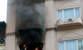 Hiện trường đám cháy