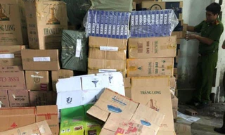 Bắt giữ 55.000 bao thuốc lá lậu tại Quảng Ninh