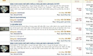'Nóng' dịch vụ đổi tờ 2 USD