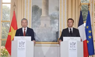 Tuyên bố chung Việt - Pháp về nâng cấp quan hệ lên Đối tác Chiến lược Toàn diện