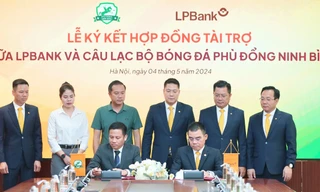 LPBank nhà tài trợ CLB bóng đá Phù Đổng Ninh Bình 