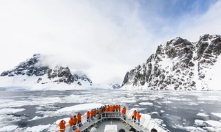 Tàu đâm vào băng nhưng 250 người không tháo chạy mà bình thản... đứng xem