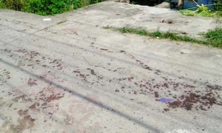 Hiện trường xảy ra vụ án mạng