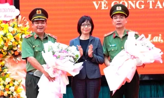 Giám đốc Công an tỉnh Gia Lai và 15 cán bộ lãnh đạo cấp phòng nghỉ công tác