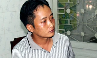 Nguyễn Văn Dũng lúc bị bắt. Ảnh: Q.T