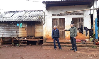 Căn nhà của nghi phạm Dịu