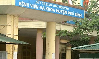 Làm rõ cái chết bết thường của bệnh nhân Liễu tại bệnh viện Đa khoa huyện Phú Bình, Thái Nguyên. Ảnh: Dân trí