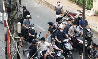 Cảnh hỗn chiến trên đường Trường Sa, quận 3