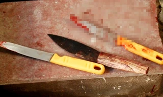 Tang vật gây án bị công an thu giữ