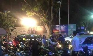 Hiện trường xảy ra sự việc. Ảnh cắt từ clip