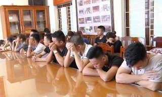 Nhóm thanh niên bị bắt khi đang sử dụng ma túy