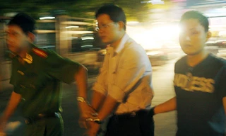 Huỳnh Trung Hiếu bị Công an TP HCM bắt quả tang vào ngày 17/1