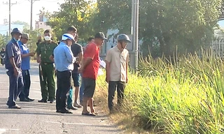 Phát hiện thi thể dưới đám đất trồng thanh long ở Long An