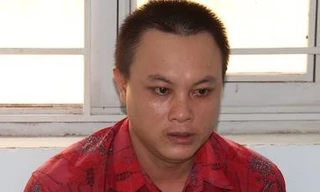 Lượm tại cơ quan điều tra. Ảnh: Công an cung cấp