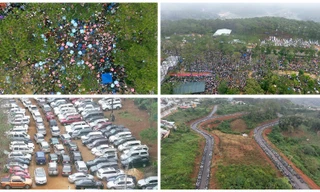 Hàng nghìn người đến dự lễ hội Đức Mẹ Măng Đen