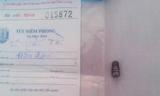Đầu đạn được phát hiện trong thi thể nạn nhân. Ảnh VKSND tỉnh Đắk Lắk