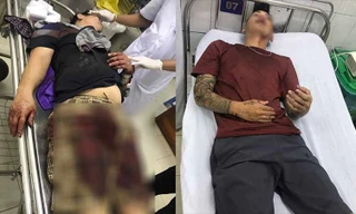 Ông Hào và anh Đức bị thương khá nặng