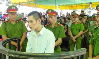 Bị cáo Nguyễn Trung Trực tại phiên tòa