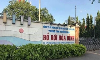 Hồ bơi Hoà Bình, nơi xảy ra sự việc