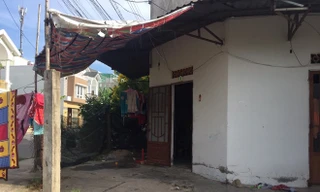 Khu nhà trọ xảy ra vụ việc