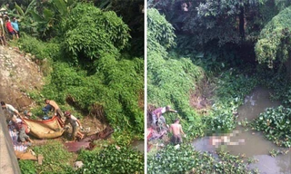 Thi thể nam thanh niên có nhiều hình xăm được phát hiện trong tình trạng lõa thể ở khu vực sông Bắc Hưng Hải