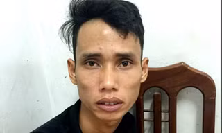 Đối tượng Nguyễn Văn Hào tại cơ quan Công an
