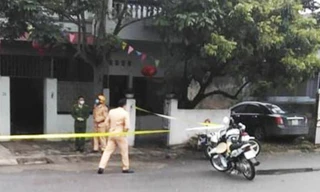 Khu nhà xảy ra vụ án