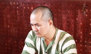 Lưu Văn Nguyện tại cơ quan công an