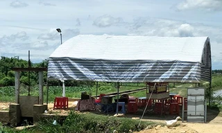 Khu vực nơi phát hiện bộ xương người