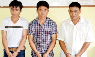 3 đối tượng bị bắt giữ tại cơ quan điều tra