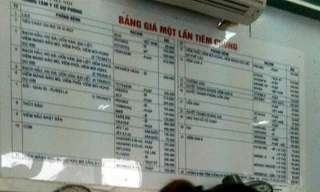 Bảng giá dịch vụ tiêm chủng vắc xin tại Trung tâm Y tế dự phòng Hà Nội