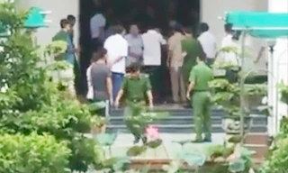 Cơ quan chức năng nhanh chóng có mặt tại hiện trường vụ án