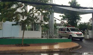 Nơi Trực điều trị vết thương cũng là nơi cô gái đang công tác