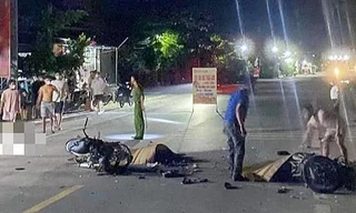 Hiện trường nơi xảy ra vụ tai nạn khiến 4 người thương vong